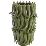 Vase en c�ramique light & living pepper vert fonc� ? 26, 5x25x39