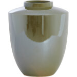 Vase en c�ramique light & living talea huile vert clair ? �32x40