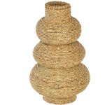 Beliani - vase en corde style naturel d�coratif fleurs artificielles marang