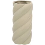 Vase torsad coby cramique vert clair h25, 5cm atmosphera crateur d'intrieur