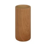 Vase cylindrique effet bois 'soa' 20cm marron