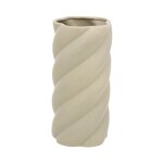 Vase d�co en c�ramique 'coby' 25cm vert clair