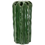 Vase dcoratif cactus vert en cramique moderne 11, 5x23, 5 cm