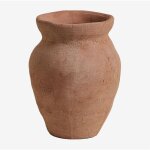 Vase dcoratif en terre cuite elishia sklum ?25 cm