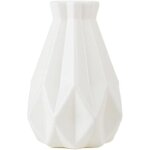 Vase � fleurs g�om�trique en c�ramique, vase simple et incassable pour la d�coration int�rieure (table ...