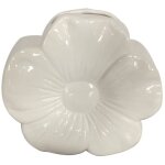 Vase fleur en porcelaine blanche