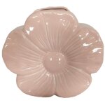 Vase fleur en porcelaine rose