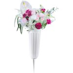 Vases floraux commémoratifs avec ensemble d'inserts en mousse, vases funéraires inférieurs pour vases ... Vases floraux commémoratifs avec ensemble d'inserts en mousse, vases funéraires inférieurs pour vases ...