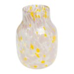 Amadeus - vase izak jaune et rose clair 22 cm