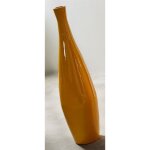 Vase laqu� moutarde 90 cm. 25dx90 cm