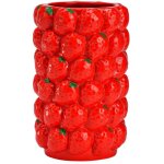 Vase multi fraises en ceramique 12x19x12cm