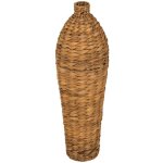 Atmosphera - vase percy fibre v�g�tale beige h58cm cr�ateur d'int�rieur