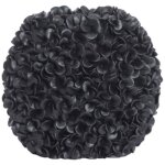 Vase phylia en plastique mat noir ? 31, 5x17x28 cm