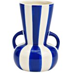 Vase raye bleu 11x16x11cm