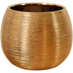 Vase rond en c�ramique minimaliste moderne dor� pour plantes succulentes d�coratives int�rieures et ext�rieure ...