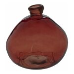 Vase rond d�co  uly  33cm ambre