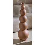 Vase sph�res m�tal terre cuite 86 cm. 26dx86 cm