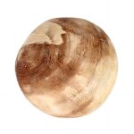 Signes grimalt - vases et support � balle d�coratifs balle de d�coration brune ronde - 10x10x10cm