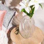 Vase valma blanc h21cm atmosphera cr�ateur d'int�rieur