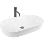 Rea - vasque  poser en cramique cleo 71 white