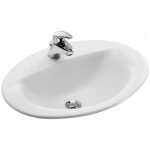 Vasque  encastrer par dessus 56 x 43 cm jacob delafon patio e4155 - 00