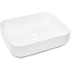 Swiss aqua technologies - vasque  poser infinitio 50 x 39 x 13 cm sans trop - plein, blanc (satinf5039) ...