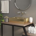 Design in - vasque  poser lavabo vier  poser bac  laver avec trop - plein 49 x 25 x 15 cm cramique ...