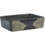 Vidaxl - vasque  poser noir rectangulaire 46x35, 5x13 cm cramique