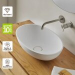 Resigres - vasque à poser, ovale l47, 3l32, 4h14, 5cm, lavabo salle de bain résigrès altéa blanc , solid ... Resigres - vasque à poser, ovale l47, 3l32, 4h14, 5cm, lavabo salle de bain résigrès altéa blanc , solid ...