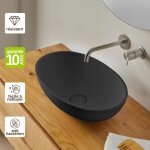 Resigres - vasque à poser, ovale l47, 3l32, 4h14, 5cm, lavabo salle de bain résigrès altéa noir , solid ... Resigres - vasque à poser, ovale l47, 3l32, 4h14, 5cm, lavabo salle de bain résigrès altéa noir , solid ...