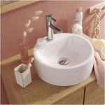 Mob - in - vasque � poser ronde en r�sine 37cm