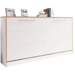 Vcm - lit armoire avec base en caillebotis 90x200 h. 114 x b. 213 x t. 43 cm