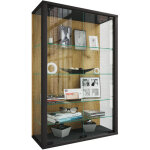 Vcm - vitrine murale suspendue en verre udina l h. 91 x b. 60 x t. 25 cm