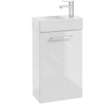 Vega - meuble avec lave - mains, 40x68x22 cm, blanc brillant 50018s40 - kielle