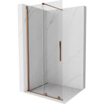 Mexen - velar paroi de douche coulissante walk - in 80 x 200 cm, transparent 8 mm, or rose - 871 - 080 ...