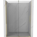 Mexen - velar porte de douche coulissante 150 cm, transparent, or - 871 - 150 - 000 - 01 - 50