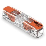 Velleman - wago connecteur d'�pissure en ligne avec leviers 0, 2 - 4 mm� - pour tous types de conducteurs ...