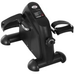 V�lo d'appartement mini entra�nement p�dales lcd fonte noire compact 35x40x31cm maison fitness cardio ...