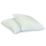Vendorflair - lot de 2 oreillers fermes 60x60cm flocon mémoire de formehomeflair Vendorflair - lot de 2 oreillers fermes 60x60cm flocon mémoire de formehomeflair