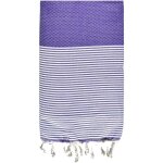 Fouta de plage abeille 100% coton grande taille - douceur et confort serviette de plage - 100x200cm - ...