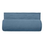 Vent du sud - couvre lit matelass� microfibre lav�e 'c�leste' toutes dimensions c�leste bleu m�tal - ...
