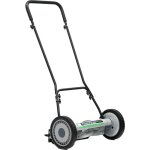 La tondeuse � gazon m�canique - venteo - permet de couper l'herbe jusqu'� 10 / 16cm de hauteur - lames ...