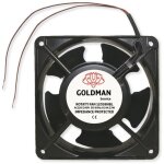 Ventilateur axial - haute temp�rature - 120 x 120 x 38 mm - silencieux - �conomie d'�nergie