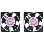 Ventilateur axial pour inserts de chemin�e, encastrable, r�sistant aux hautes temp�ratures, pales m�talliques, ...