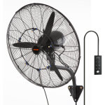 Ventilateur brumisateur mural, 61, 6 cm, ventilateur industriel oscillant etanche, 3 vitesses, 7000 cfm, ...