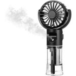 Ventilateur brumisateur portable, mini ventilateur portable rechargeable, ventilateur portable � 4 vitesses, ...