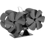 Ventilateur de chemin�e � 12 pales et double moteur, silencieux et � cycle de chauffage continu, pour ...