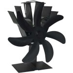 Ventilateur de chemine conomique, 7 ventilateurs de circulation pour bches, brleur  bois chaud pour ...
