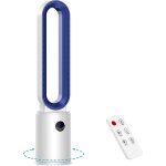 Ventilateur colonne sans pale, 24 vitesses ventilateur tour silencieux, ventilateur de sol oscillant ...