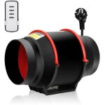 Ventilateur de conduit 100mm / 150mm a�rateur extracteur d'air de conduit ventilateur axial de gaine ...